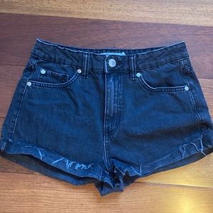 Black Garage denim shorts size 26